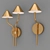 Modern Brass Genre Table Lamp 3D model small image 3