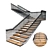 Contemporary Staircase Design 3D model small image 1