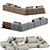 Modern Westside Sofa by Poliform 3D model small image 5