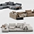 Modern Westside Sofa by Poliform 3D model small image 6
