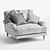 Maxwell Luxe Armchair 3D model small image 7