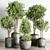 145-Piece Collection: Indoor/Outdoor Plant Tree Vase in Dirty Concrete 3D model small image 2