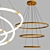 Elegant B273 Chandelier - Ø40/60/80cm 3D model small image 2