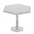 Elegant Hexagon Pedestal Table 3D model small image 3