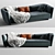 Sleek and Modern Minotti Seymour 3D model small image 3