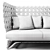 Elegant Canasta Outdoor Sofa 3D model small image 3