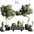 Modern Indoor Plant Stand 37 3D model small image 1