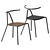 Modern Ash Chair: B-Line Toro 3D model small image 1