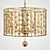 Crystorama Layla Light D Chandelier 3D model small image 4