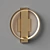Title: Sleek Bypass LED Wall Sconce 3D model small image 3