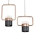 Glowing Elegance Pendant Light 3D model small image 1