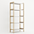  EKENABBEN Oak White Open Shelving Rack 3D model small image 5