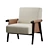 Olivya Stone Toro Chair: Modern Elegance 3D model small image 1