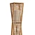 Daphne Rattan Twist Floor Lamp 3D model small image 4