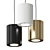 Elegant Cilindretto Pendant Light. 3D model small image 1