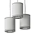 Elegant Cilindretto Pendant Light. 3D model small image 2