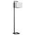 Modern Metal Arched Floor Lamp 3D model small image 2