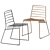 B-Line Park Chair: Stylish Outdoor Seating 3D model small image 1