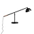 Sleek Adjustable LED Desk Lamp 3D model small image 1