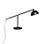 Sleek Adjustable LED Desk Lamp 3D model small image 3