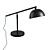 Sleek Adjustable LED Desk Lamp 3D model small image 4