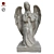 Gorgeous Heavenly Angel Statues 3D model small image 1