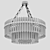 Riflessi 7200 S100 Pendant Chandelier 3D model small image 4
