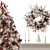 Festive Red & White Christmas Tree 3D model small image 5