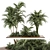 Tropical Oasis Outdoor Plant Set 3D model small image 1