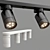 Modern Anthracite Ceiling Lamp 3D model small image 2