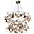 Golden Branch Suspension Lamp 3D model small image 1