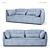 Title: Asti OM Comfort Sofa 3D model small image 1