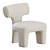 Boucle Litho Armchair: French Designer Elegance 3D model small image 1