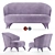 1950 Atmosfera Sofa: Italian Elegance by Vibieffe 3D model small image 3