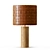 Shinola Parker Rustic Wood Table Lamp 3D model small image 2