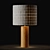 Shinola Parker Rustic Wood Table Lamp 3D model small image 5