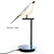 Golden Bird LED Table Lamp 3D model small image 1