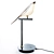 Golden Bird LED Table Lamp 3D model small image 2