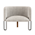 Cannon Lounge Chair: Sleek & Stylish Seating 3D model small image 1