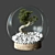 Miniature Glass Globe with Little Tree 3D model small image 1