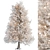 Frosty Glow 27" Outdoor Tree 3D model small image 1