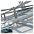 Modern Metal Canopy 3D model small image 4