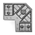 Foster Angolare Gas Cooktop 7038 052 3D model small image 9