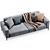 Sleek Modern Russo Sofa 3D model small image 5