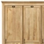 Academy Mango Wood Wardrobe 3D model small image 1