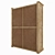 Academy Mango Wood Wardrobe 3D model small image 2