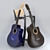 Versatile Acoustic Guitar with 2 Stylish Finishes 3D model small image 3