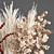Elegant Reed Bouquet in Menu Cyclades Vase 3D model small image 4
