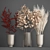 Eucalyptus Bouquet with Dry Reed Decor 3D model small image 5