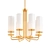 Elegant 8-Light Chandelier 3D model small image 1